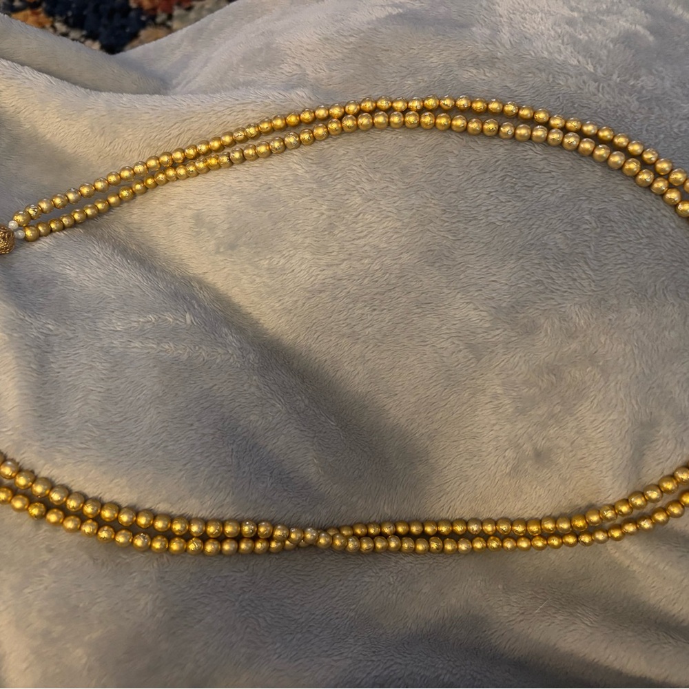 Classic Gold Double-Strand Necklace